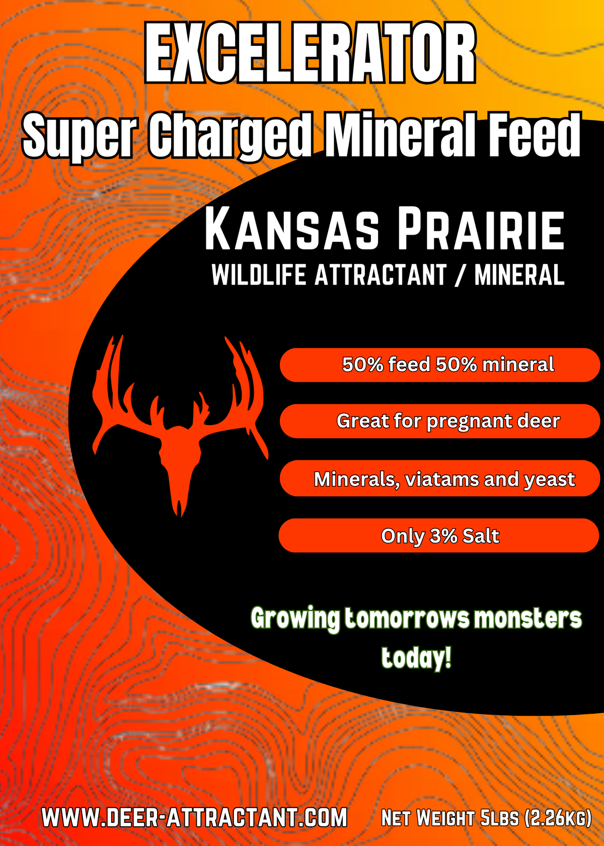 Excelerator Deer feed and Mineral 5lb bag