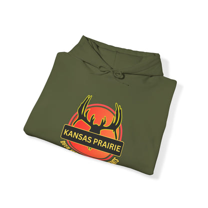 Kansas Prairie Deer Feeders and Attractant Unisex Heavy Blend™ Hooded Sweatshirt