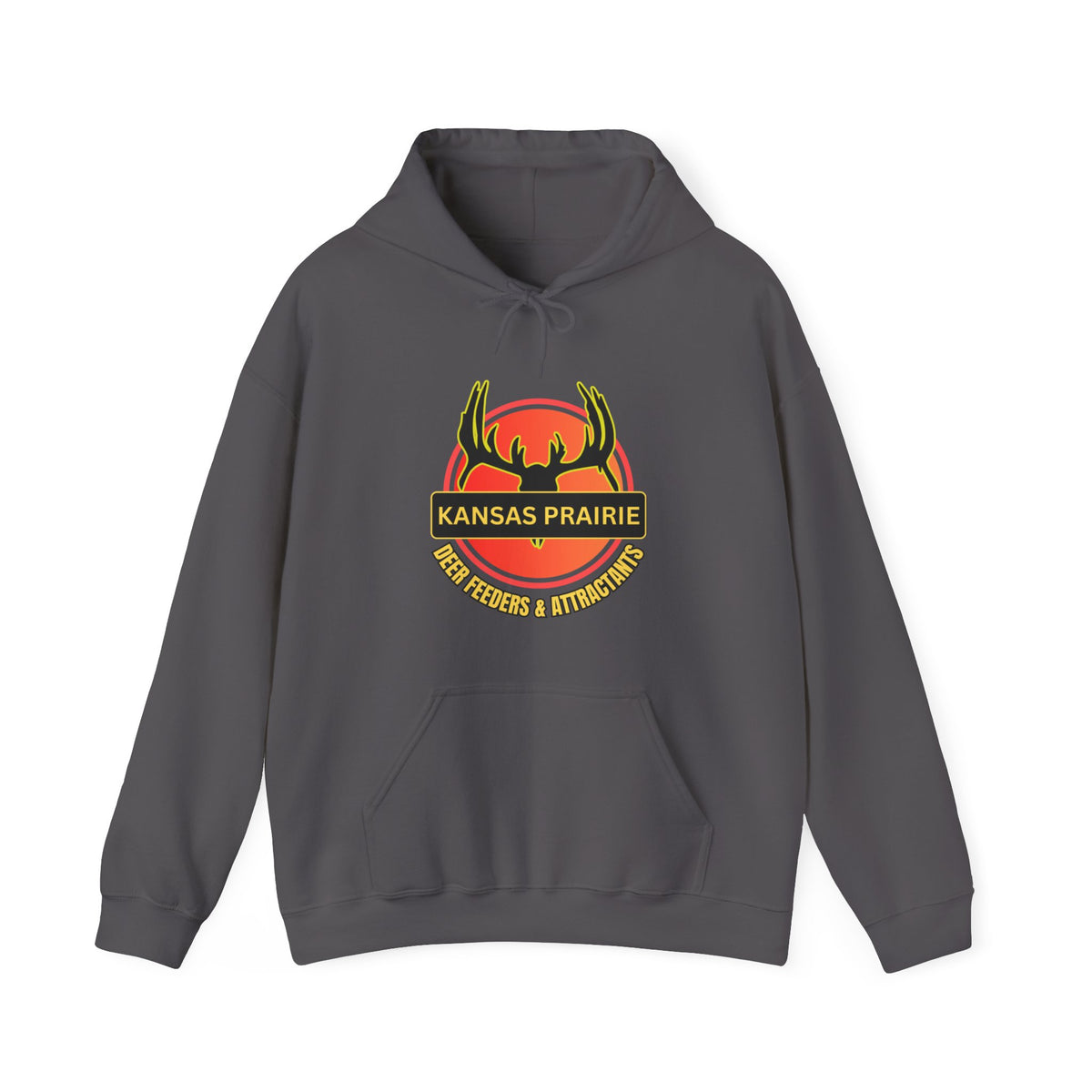 Kansas Prairie Deer Feeders and Attractant Unisex Heavy Blend™ Hooded Sweatshirt