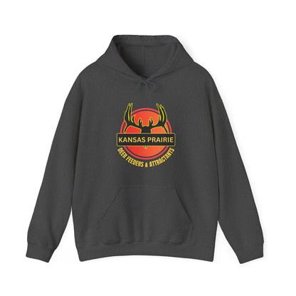 Kansas Prairie Deer Feeders and Attractant Unisex Heavy Blend™ Hooded Sweatshirt