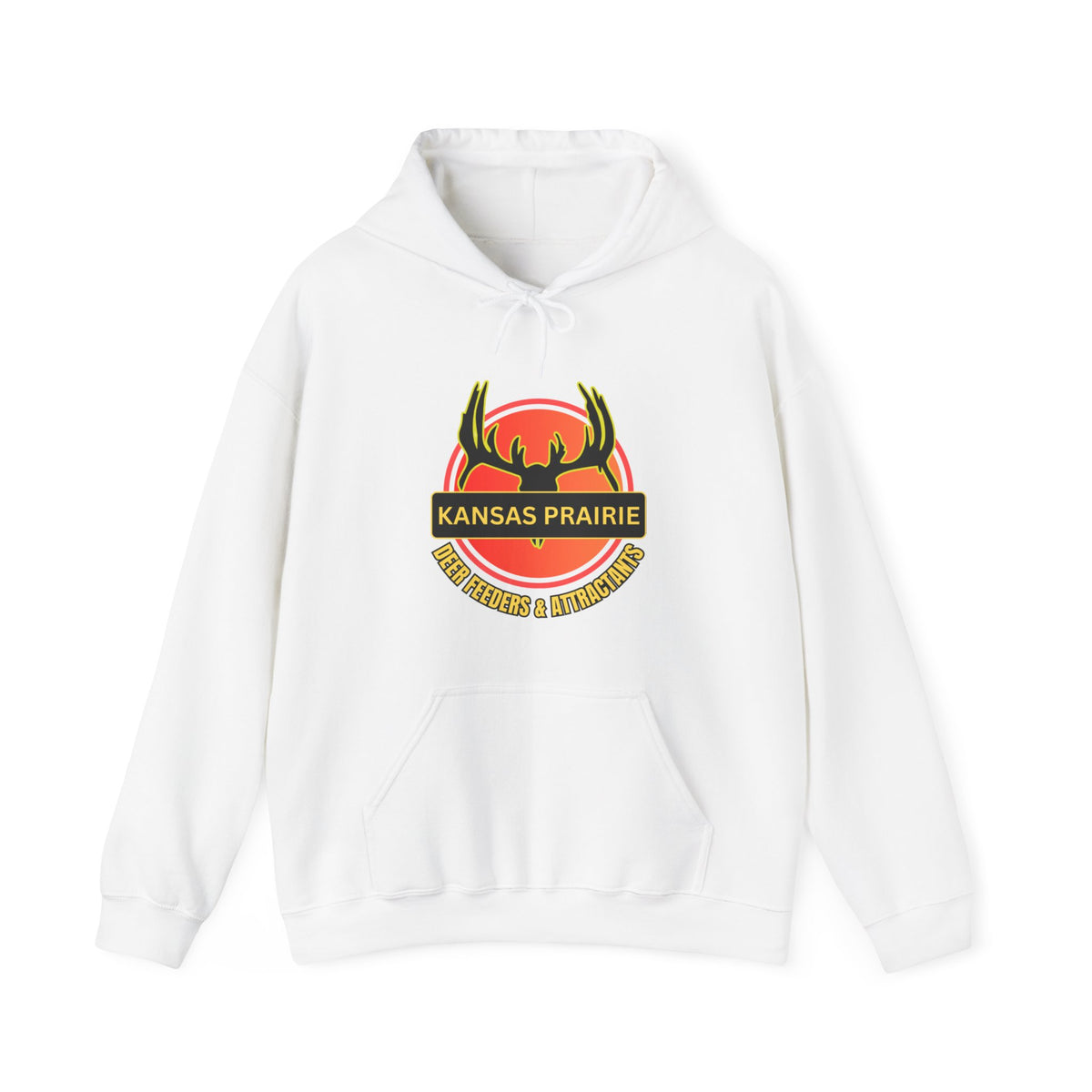 Kansas Prairie Deer Feeders and Attractant Unisex Heavy Blend™ Hooded Sweatshirt