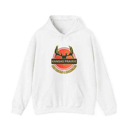 Kansas Prairie Deer Feeders and Attractant Unisex Heavy Blend™ Hooded Sweatshirt