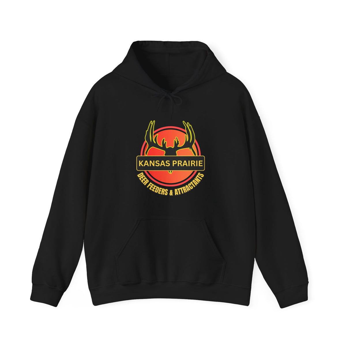 Kansas Prairie Deer Feeders and Attractant Unisex Heavy Blend™ Hooded Sweatshirt