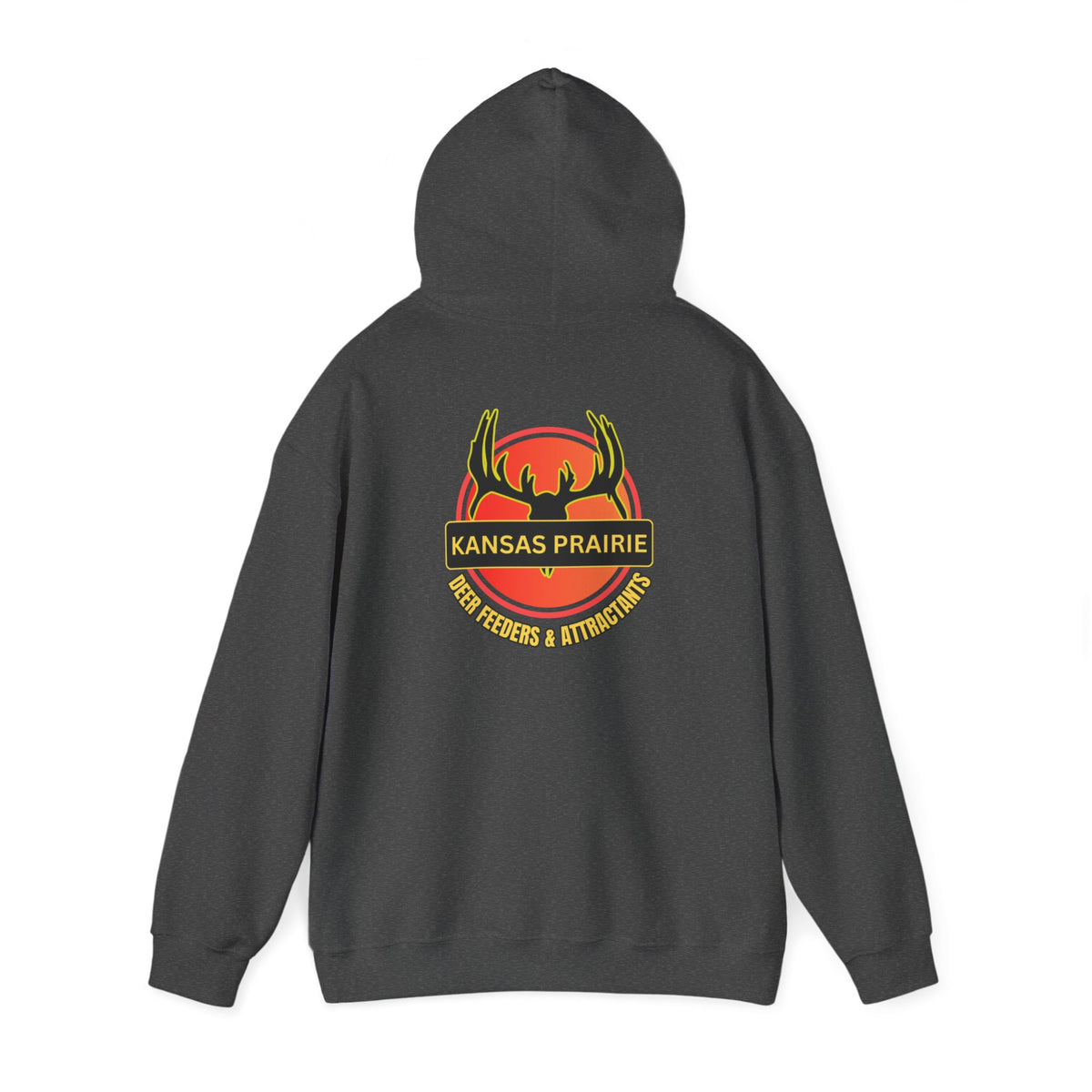 Kansas Prairie Deer Feeders and Attractant Unisex Heavy Blend™ Hooded Sweatshirt