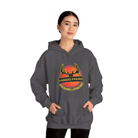 Kansas Prairie Deer Feeders and Attractant Unisex Heavy Blend™ Hooded Sweatshirt