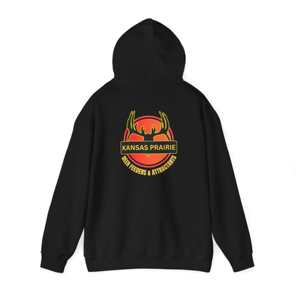 Kansas Prairie Deer Feeders and Attractant Unisex Heavy Blend™ Hooded Sweatshirt
