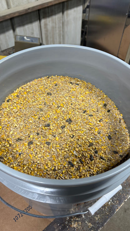 20lb bucket of Excelerator Supercharged Mineral Feed