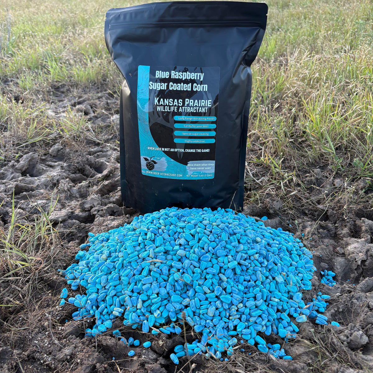 4 pack deer attractant Save $5 2 Green Apple, 1 Sugar coated corn and 1 Sugar coated cotton seed