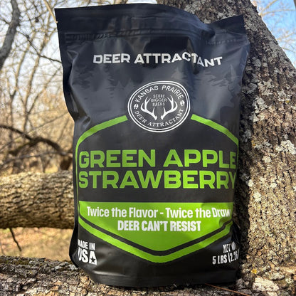 Green Apple Strawberry Deer attractant 5lb bag