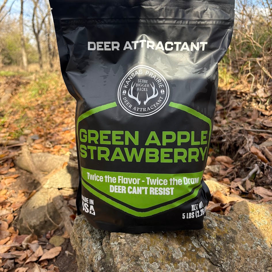 Green Apple Strawberry Deer attractant 5lb bag