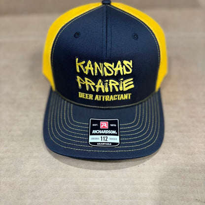 Kansas Prairie Deer Attractant – Yellow/Black Richardson 112 Trucker Hat