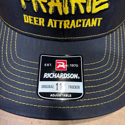 Kansas Prairie Deer Attractant – Yellow/Black Richardson 112 Trucker Hat