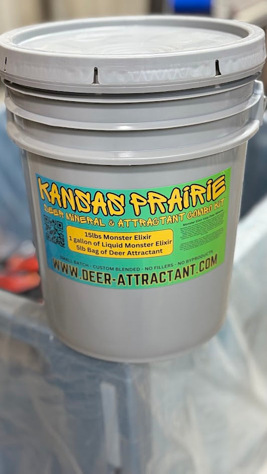 5 gallon bucket Deer Mineral Combo Kit