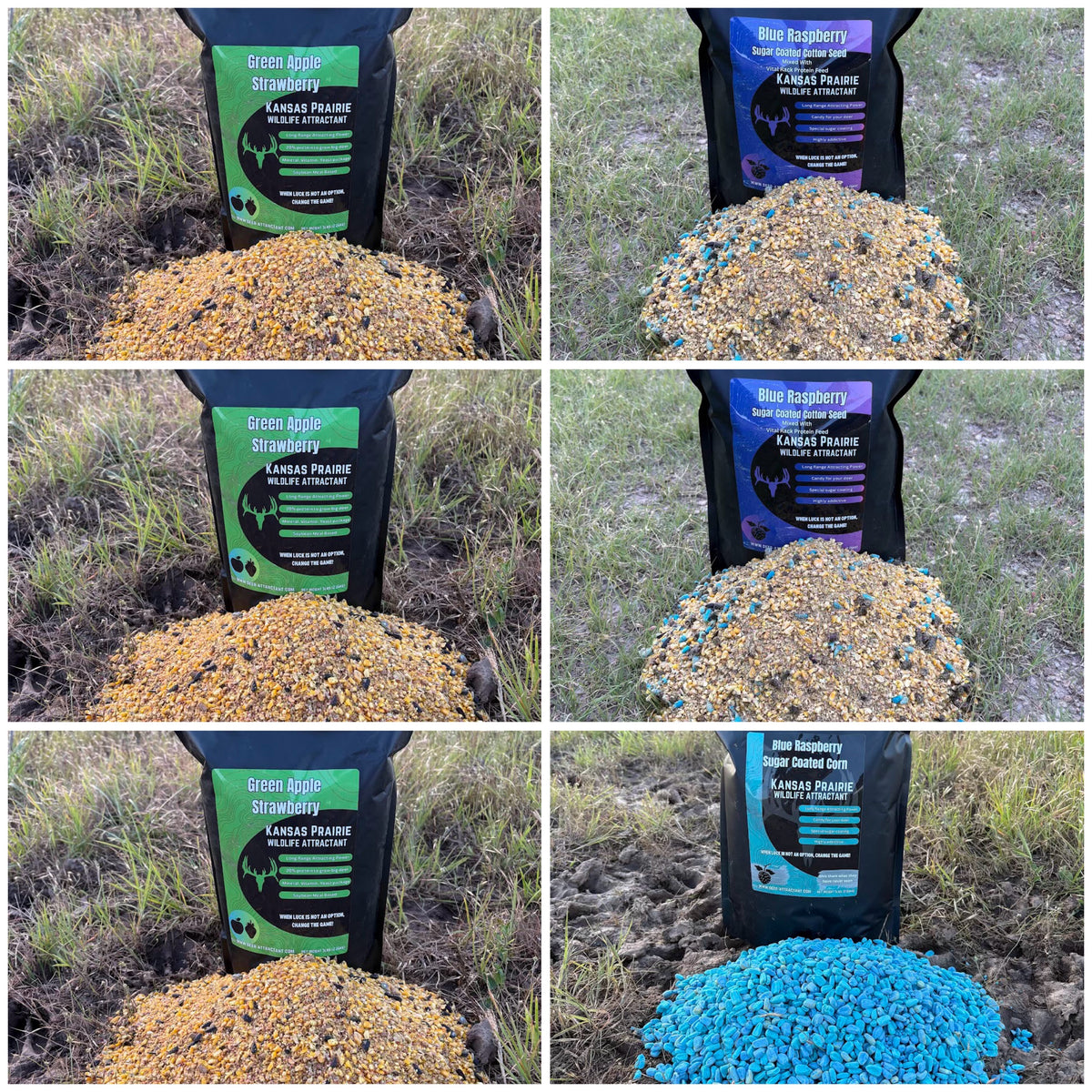 6 pack deer attractant -- buy in bulk and save $8 dollars