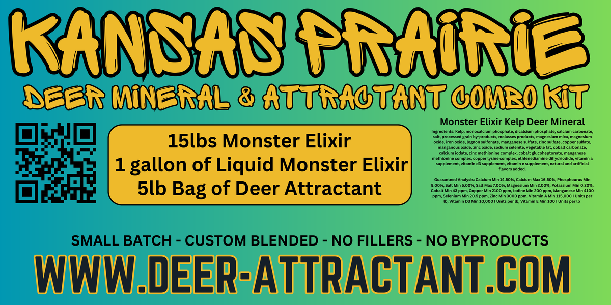 5 gallon bucket Deer Mineral Combo Kit