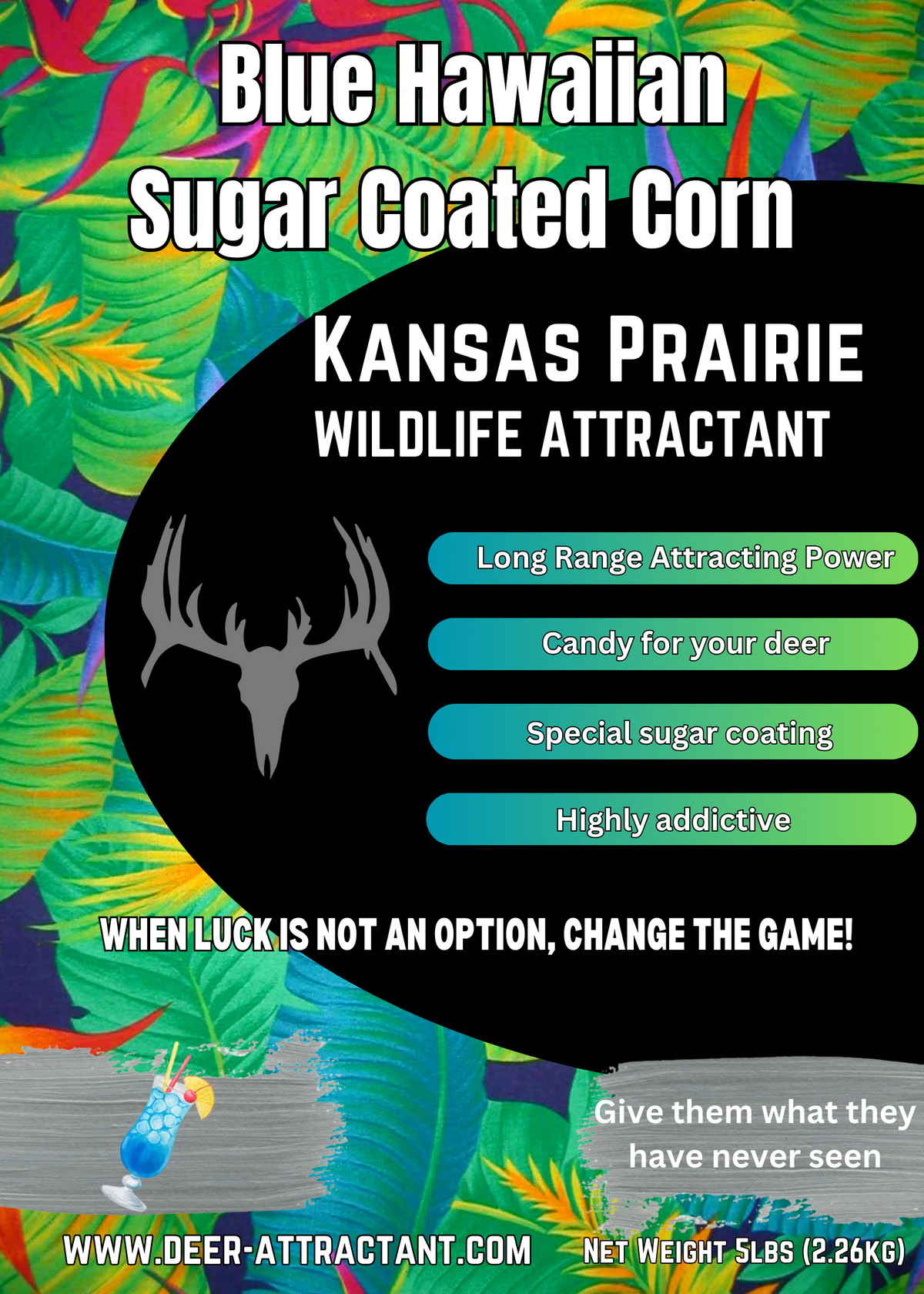 Blue Hawaiian Sugar Coated Corn 5lb bag