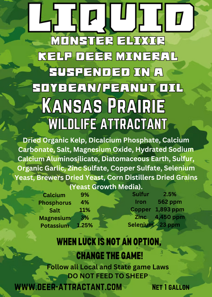 5 gallon bucket Deer Mineral Combo Kit